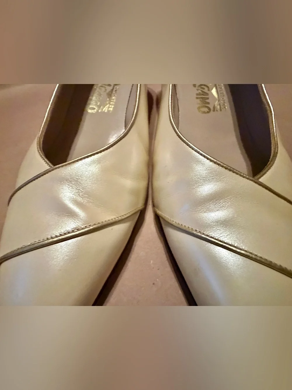 Vintage Salvatore Ferragamo Heels - Bridal sz 9